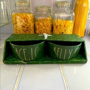 Rae Dunn pet bowls